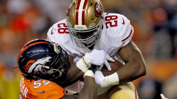 The main man: Carlos Hyde is the 49ers primary running back heading into the new season.