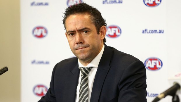 Former AFL football operations general manager Simon Lethlean had only been in the job a few months before resigning over a workplace affair.