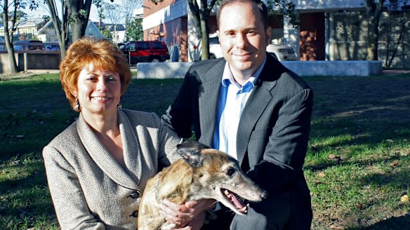 American campaigners Christine Dorchak and Carey Theil.
