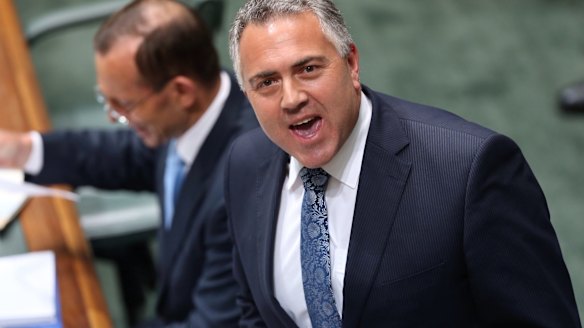 Budget black hole: Joe Hockey.
