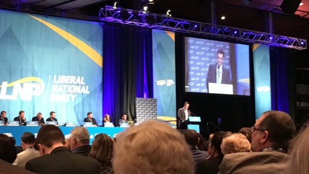 The LNP state convention would likely shape the tone of the party's election campaign.