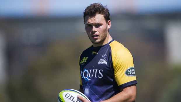 Brumbies back-rower Michael Wells is ready for whatever challenge is thrown at him, including impersonating a Springboks great.