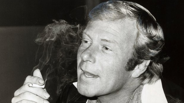 Actor Jack Thompson enjoys a cigarette in 1980.