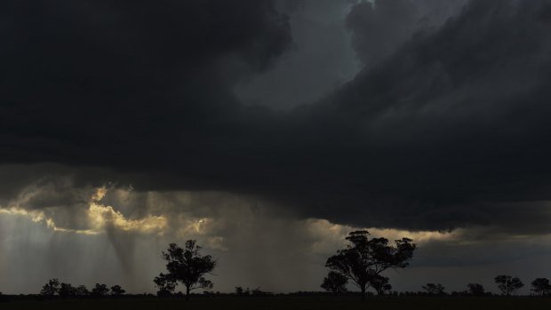 Severe storms associated with an upper trough hit much of southern and central NSW on Sunday.