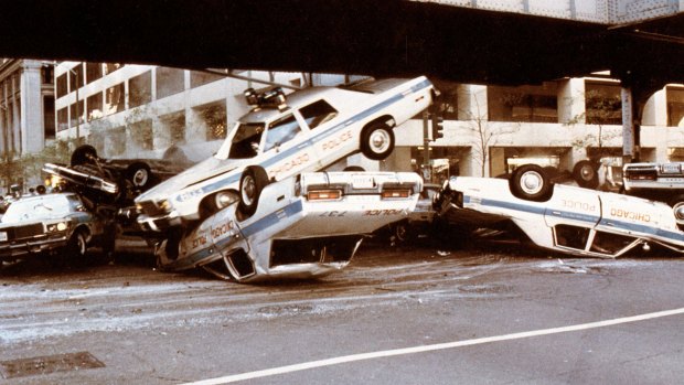 A car crash: That's how too many films adapted from classic TV shows wind up. But this scene is from one, <i>The Blues Brothers</i>, that became movie gold.