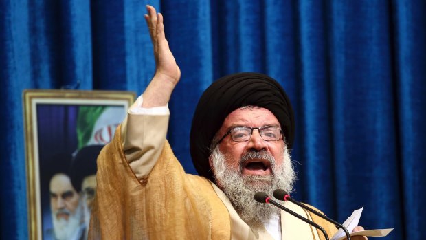 A supposedly charitable foundation controlled by Ali Khamenei, pictured, has reportedly accrued assets worth an estimated $95 billion.