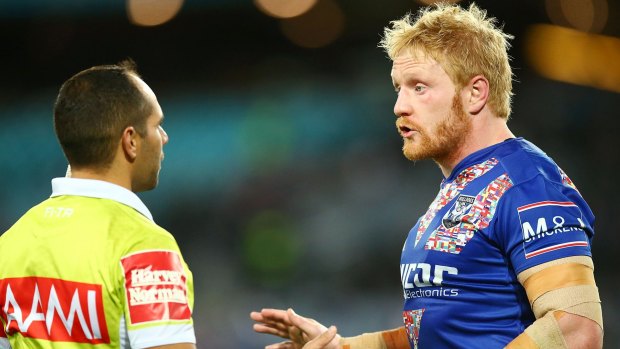 Doesn't want a strike: Bulldogs skipper James Graham says no one wants to see industrial action. "It hurts everyone."