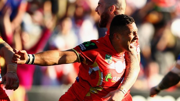 Star performer:  Benji Marshall was outstanding for the Dragons.