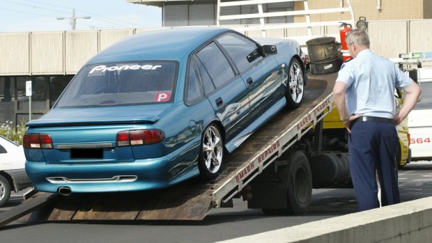 There has been a decrease in the number of cars being impounded by Queensland police.
