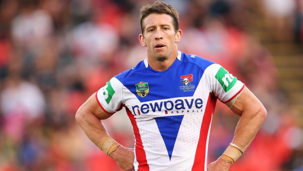 Bad year: Departing star Kurt Gidley and the Knights have endured a horror season. 