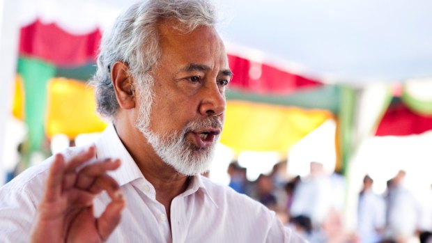 Xanana Gusmao led the negotiations at The Hague.