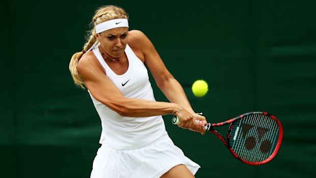 2013 runner-up Sabine Lisicki of Germany looks threatening on grass.