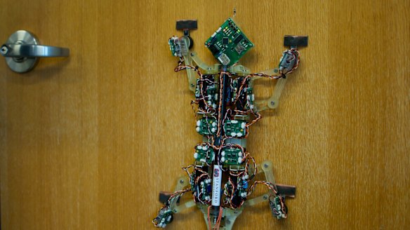 Stickybot is what you get when you blend a drone and a gecko