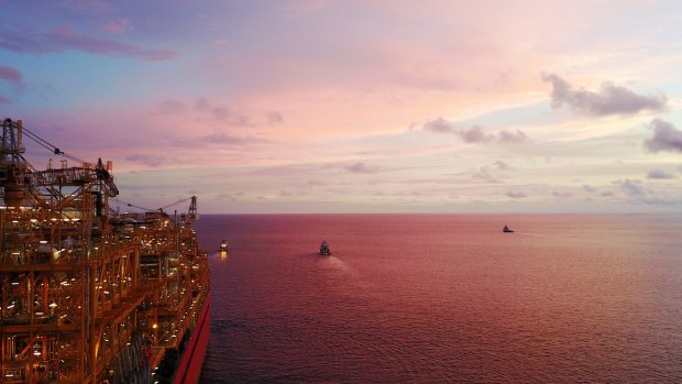 Shell Australia's Prelude floating LNG platform has arrived in Australia.