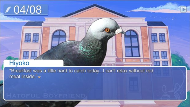 Hiyoko serves as the best friend you never considered as a romantic interest in <i>Hatoful Boyfriend</i>. 