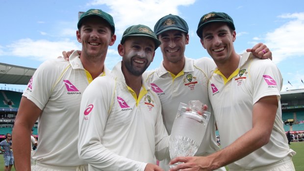 Fantastic Four: The core Australian bowling unit took all of the nation's wickets this series.