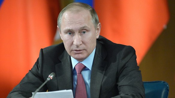 A surprise announcement: Russian President Vladimir Putin this week.