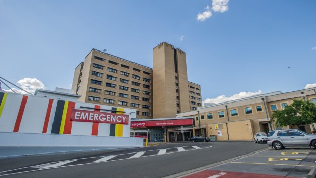 There are still issues with data collection at ACT hospitals, including the Canberra Hospital in Woden.