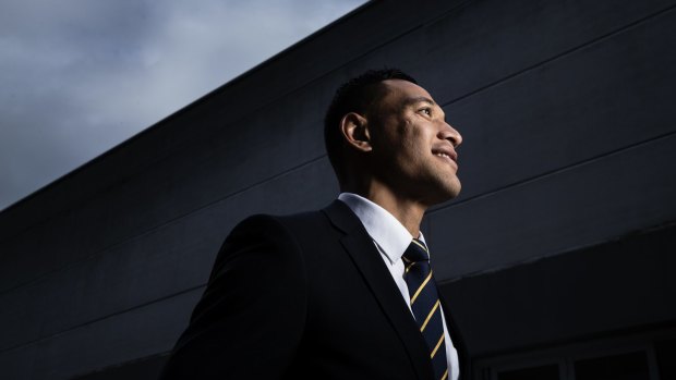Future decided: Israel Folau is happy to stay a union man.