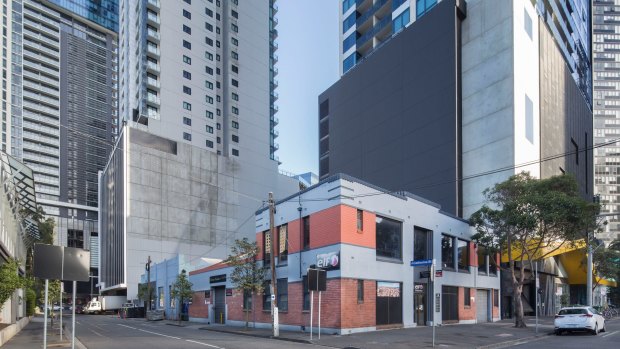 The site at 18 Moray Street in Southbank sold with permits for a 38-level residential building.