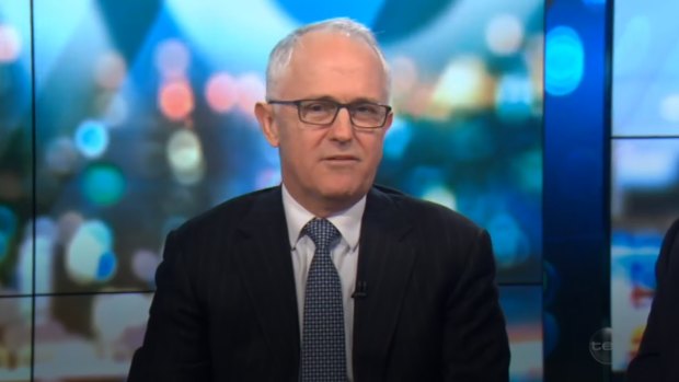Turnbull was saved from responding by host Carrie Bickmore.