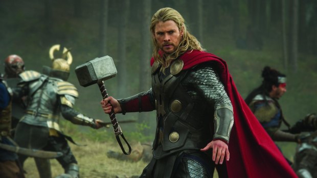 It's unclear if Chris Hemsworth will be swinging the mighty Mjolnir around the Brisbane CBD.