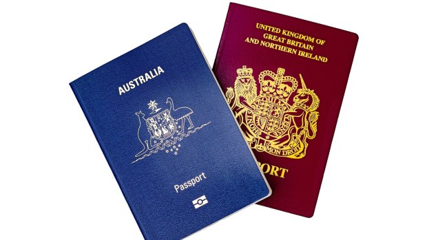 Many Australians have British passports.