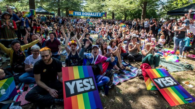 Canberrans react to the Yes vote.