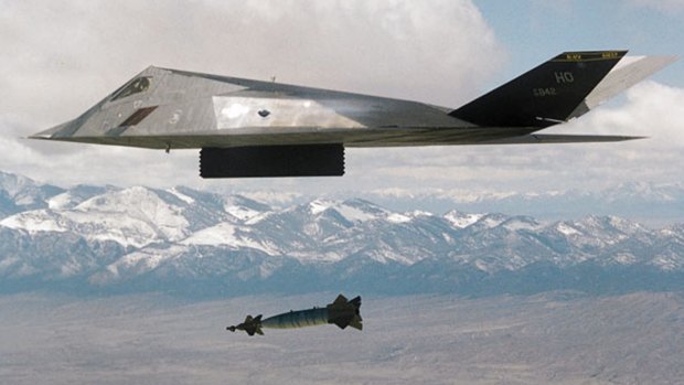 Undated picture of a F-117 Nighthawk aircraft .