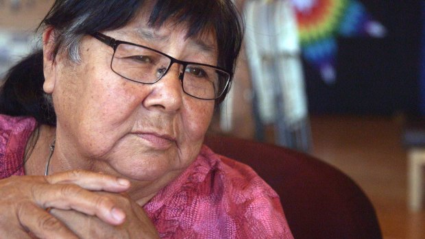Janet Bruyere turned to alcohol after being haunted by experiences she had at the residential school. 