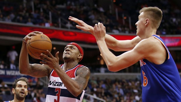 Part of a great backcourt: Bradley Beal (left) and John Wall will keep the Wizards in the top half of the Eastern Conference.