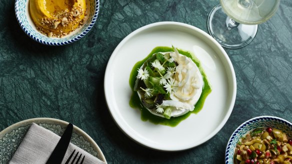 Go-to dish: Cacik with grilled cucumber and mint.