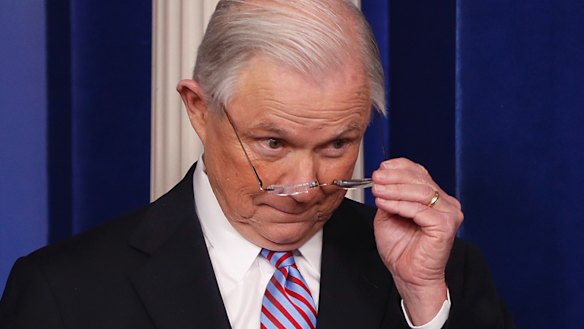 Recused: Attorney General Jeff Sessions.