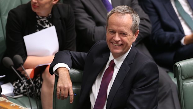 Opposition Leader Bill Shorten during question time on Tuesday.