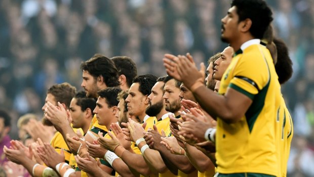 Positive signs: Dave Dennis believes in the Wallabies' credentials ahead of next year's World Cup.