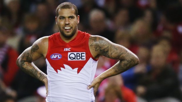 Taking a break: Swans superstar Lance Franklin will not play again in 2015. 