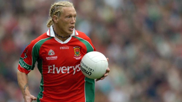 Mayo's Kieran McDonald in the 2004 All Ireland final, which they lost to Kerry.