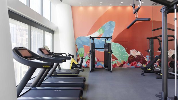 The daily $98 fee also gets visitors 12-hour access to the fully-equipped FIT gym.