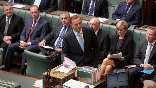 Prime Minister Tony Abbott seems to have several stories on the go about the country's fiscal challenges. 