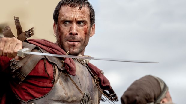 Oddly effective: Joseph Fiennes remains stoic throughout the old-school biblical epic <i>Risen</i>.