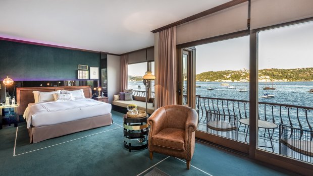 Every room in this adults-only hotel is a suite, but it is not surprising that the riverfront Bosphorus Suites are the ones that are most in demand.