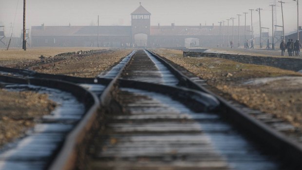 The former Nazi death camp Auschwitz-Birkenau in Oswiecim, southern Poland.