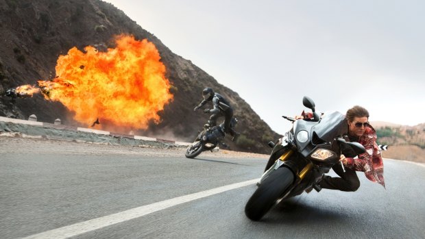 Tom Cruise in <i>Mission: Impossible – Rogue Nation</i>.