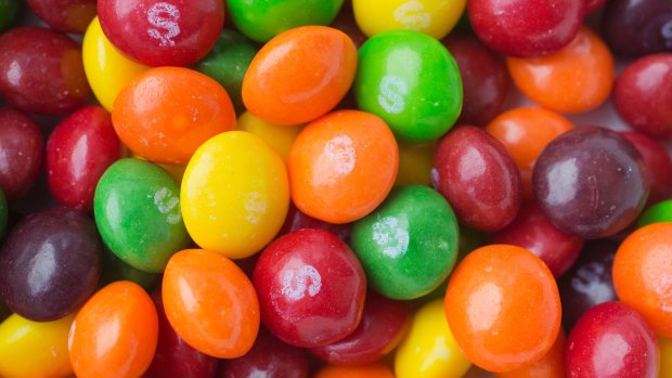Skittles aren't usually thought of as animal feed.