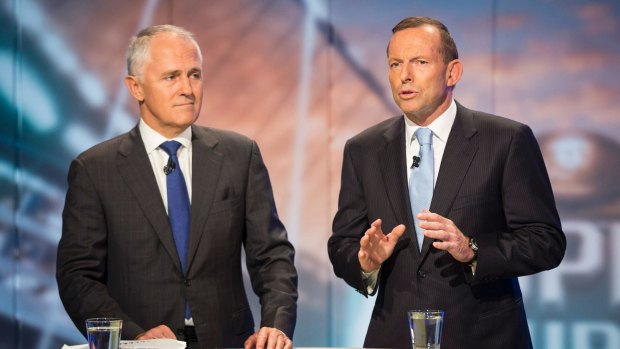 "I told him and told him": Malcolm Turnbull and Tony Abbott get technical.