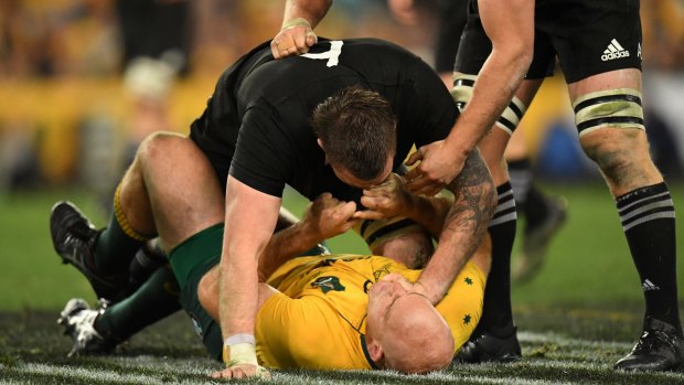Dominant outfit: 'The All Blacks always thought the Wallabies would defend the way they did.'