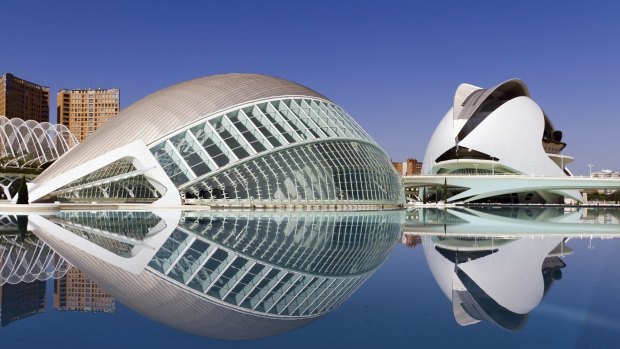 Spain's Santiago Calatrava is renowned for his gleaming white neo-futurist structures, including the domed City of Arts and Sciences cultural complex in Valencia.