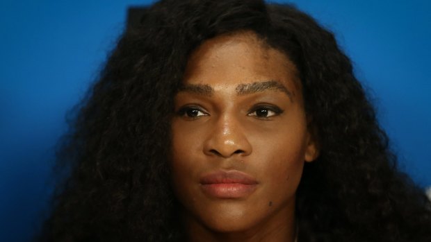Full-on: Serena Williams is as determined as ever for this Australian Open win.