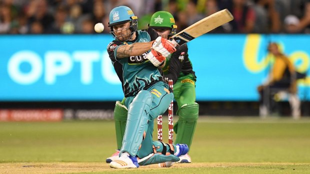 Brendon McCullum had a big night for the Heat against the Stars.