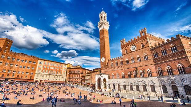 Piazza del Campo is the historic centre of Siena and a UNESCO World Heritage Site.